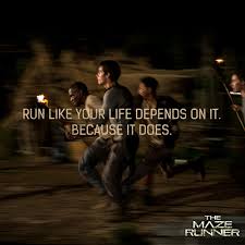 Maze Runner&#39; promotional images feature quotes from the book via Relatably.com