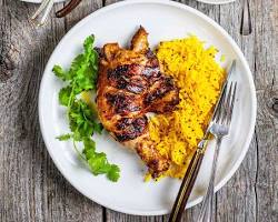 Tandoori chicken dish