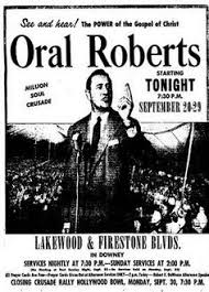 Evangelist Oral Roberts”(1955) | we worship | Pinterest | Religion via Relatably.com