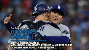 Yoshinobu Yamamoto pitches a masterclass, Dodgers win World Series Game 2 | Dodgers Debate
