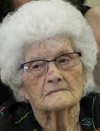 Godwin was born in Jay back in 1912, one of 12 children born to her parents Annie and William Griffis. She has two younger surviving siblings - Jean Clark ... - della12