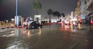 نوة باقى المكنسة مستمرة على الإسكندرية وتوقعات بهطول أمطار غدًا