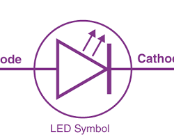 تصویر LED diode symbol