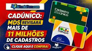 CadÚnico: MDS revisará mais de 11 milhões de cadastros