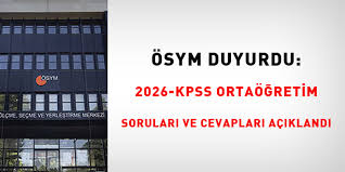 Kpss Ortaöğretim Sonuçları Ne Zaman Açıklanacak 2026 - Son Dakika: Kpss Ortaöğretim Sonuçları Ne Zaman Açıklanacak 2026 Hakkında Bilinmesi Gerekenler, Neler Oldu ve Tüm Ayrıntılar