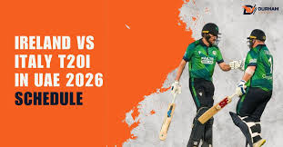 Ireland vs Italy T20I In UAE 2026: Schedule, Squads & Venue Info