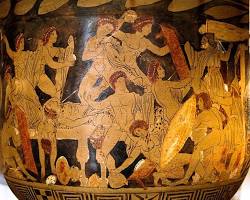 Image of Odyssey Book 15 classical art Telemachus return Pylos Sparta Eumaeus