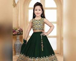 Image of Lehenga choli girl photo