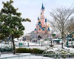 Image of Disneyland in winter