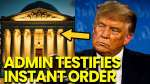 Trump Administration to TESTIFY Court DROPS INSTANT ORDER ...