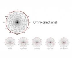 Imagen de Omnidirectional microphone pattern