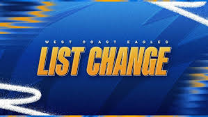 West Coast Eagles list update - westcoasteagles.com.au