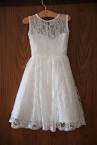 Lace flower girl dress