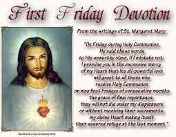 Image result for first friday devotions to the sacred heart of jesus