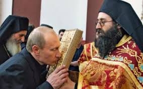 Image result for PUTIN KISSES IMAGE OF VIRGIN MARY