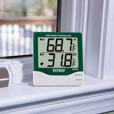 Extech 401014A Big Digit In/Outdoor Thermometer with Alarm ...