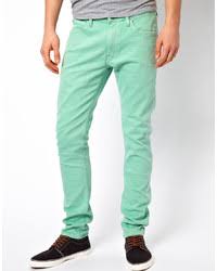 Résultat de recherche d'images pour "mint colored jeans"