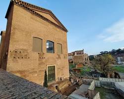 Immagine di Schizzo del Foro Romano con la Curia