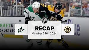 Duchene, Seguin each has 3 points to lift Stars past Bruins