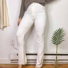 C/MEO Collective White Trousers Contrast Stitch | eBay