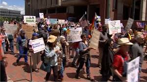 Marcha a favor de inmigrantes en Boston organizada por Telemundo