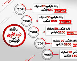 صورة باقة 20 من فودافون فليكس