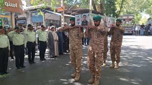 وداع باشکوه با شهید «علیرضا شکیبافر» در کنگاور