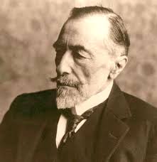 Joseph Conrad (1857-1924) war ein britischer Seemann und Schriftsteller ...