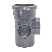 FloPlast Push-Fit 2-Boss Single Socket Soil Access Pipe ...