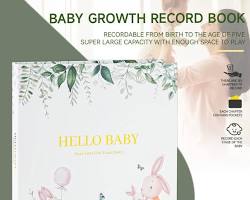 growth record album with photos of a petの画像