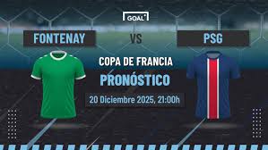 Fontenay vs PSG Pronóstico y Apuestas Coupe de France | 20/12/25
