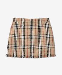 MUSINSA | BURBERRY Mini vintage Check Buccle Skirt - Archive Beige / 8063228