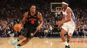 Landry Shamet in action with the Knicks