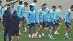 Barcelona train ahead of Sevilla test in La Liga