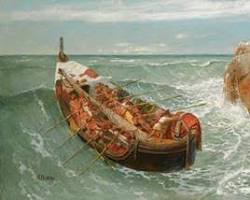 Image of Odyssey Book 8 classical art Phaeacian Games Demodocus sings