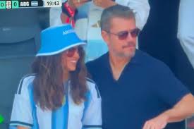 Matt Damon's wife and Argentina fan has five-word exclamation ahead of World Cup loss
