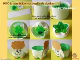 Resultado de imagen para reciclaje con botellas de plastico