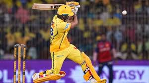 MI vs CSK: 'Goodness Me' - Kartik Sharma Hits a Six Over Extra Cover!