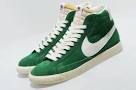 Green nike blazers