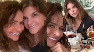 Cristiana Oliveira celebra encontro com Luiza Tomé no RJ: 'depois de décadas'