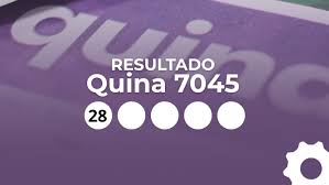 Resultado da Quina 7045: veja os números sorteados hoje