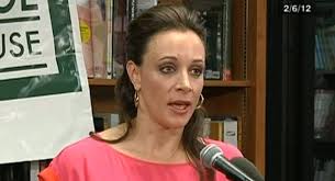 Paula Broadwell is shown. | AP Photo/C-SPAN Book TV. She says she&#39;s trying to move on and return to her religious roots. - 130501_paula_broadwell_ap_605