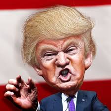 Resultado de imagen de trump caricatura