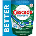 Cascade Complete ActionPacs Dishwasher Detergent - Consumer