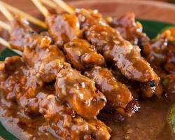 Gambar sate madura yang menggugah selera