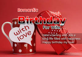 Romantic Birthday Sms Wishes For Wife - Birthday Quotes via Relatably.com