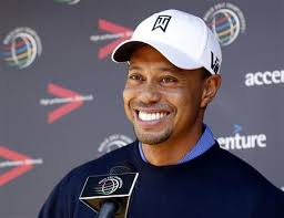 Tiger Woods of the U.S. laughs during a news conference before a practice round for the WGC-Accenture Match Play Championship golf tournament in Marana, ... - %3Fm%3D02%26d%3D20130220%26t%3D2%26i%3D705615164%26w%3D580%26fh%3D%26fw%3D%26ll%3D%26pl%3D%26r%3DCBRE91J067M00