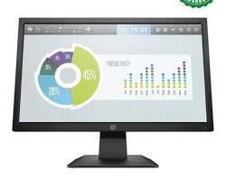 Imagen de Vista frontal del monitor HP P204v