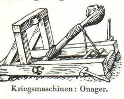 Image of Roman onager siege weapon