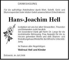 Hans-Joachim Hell | Nordkurier Anzeigen